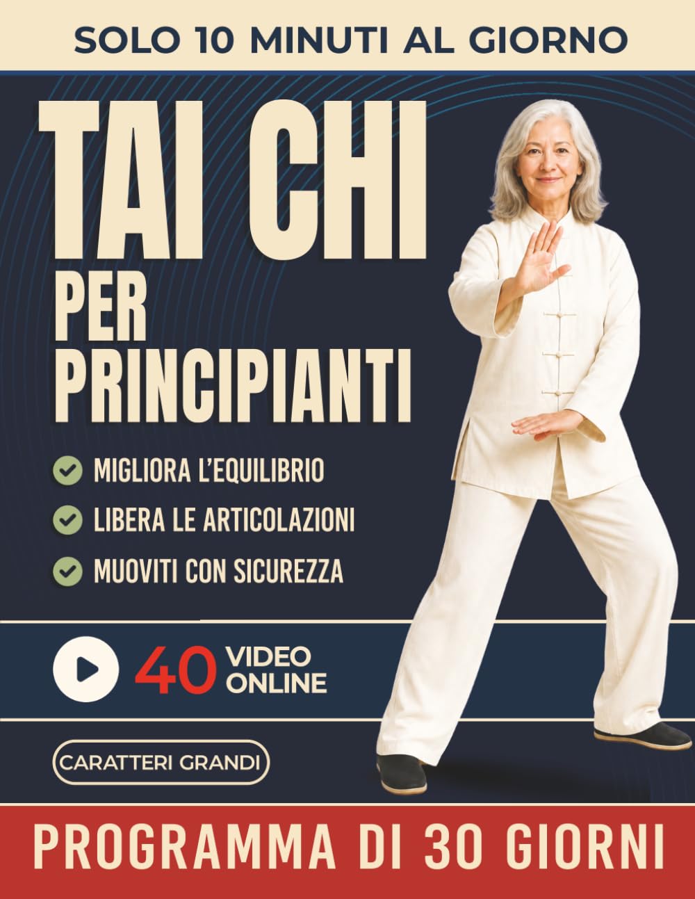 Tai Chi per Principianti: La Guida Passo-Passo per Ridurre lo Stress, Migliorare l'Equilibrio e Ritrovare la Calma Interiore in soli 10 Minuti al ... Video Lezioni Online) (Tai Chi Quotidiano)