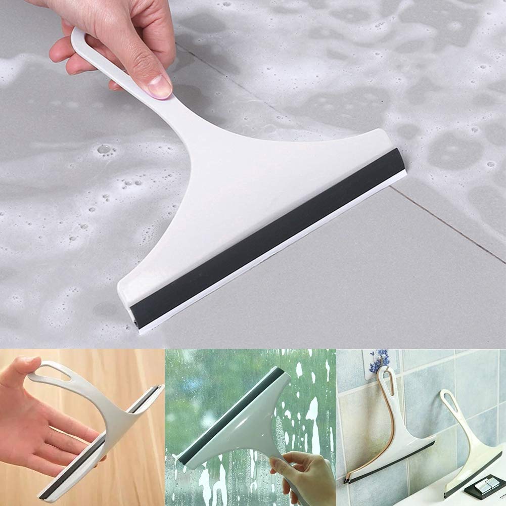 Glass Cleaner Window Wiper Multipurpose Glass Squeegee Window Cleaner for Bathroom, Mirrors, Tiles and Car Windows Cleaning