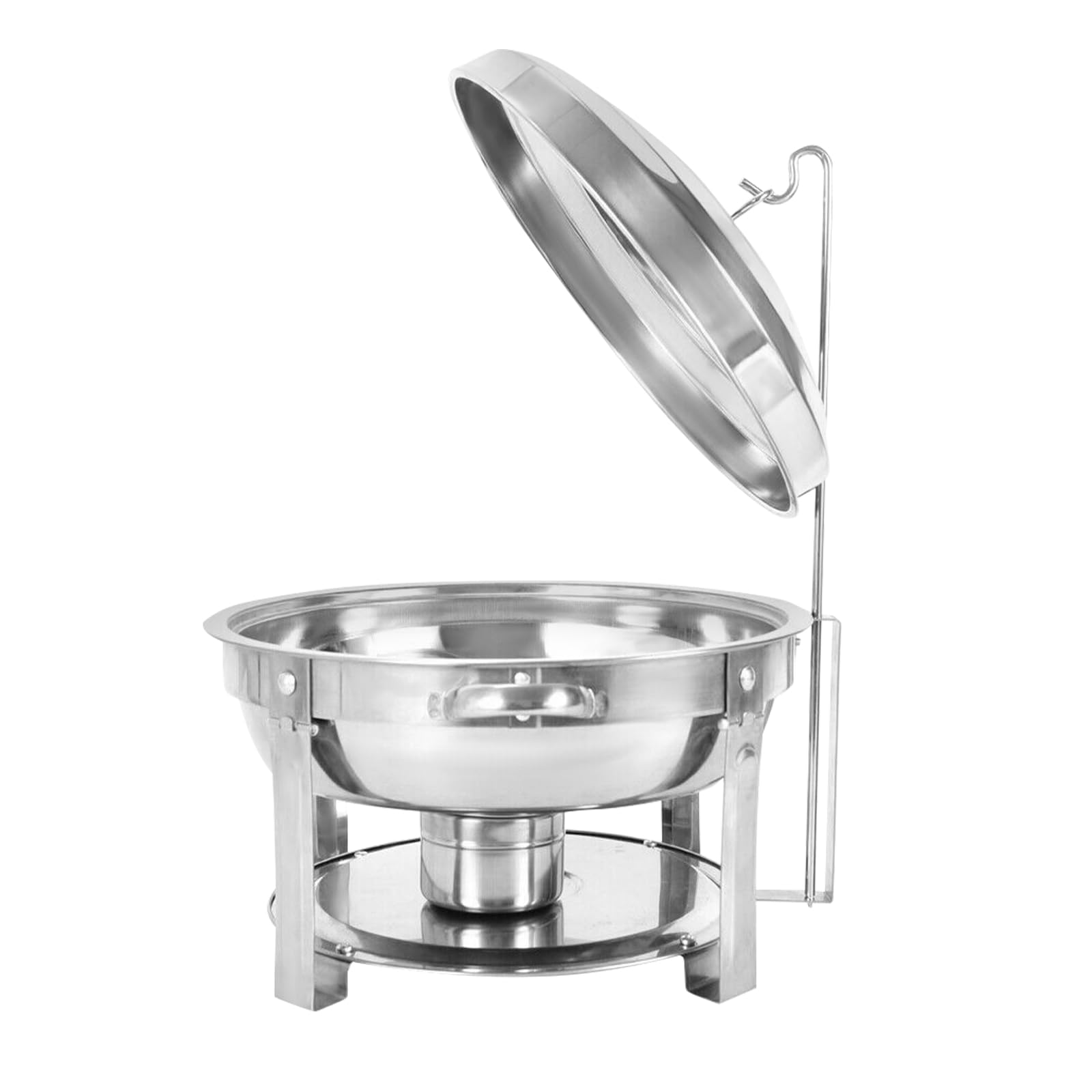 Chafing Dishes per buffet rotondo Chafing Dish Buffet Set con coperchio, in acciaio inox da 7,5 l, chafer e buffet, set caldo per feste, matrimoni, eventi