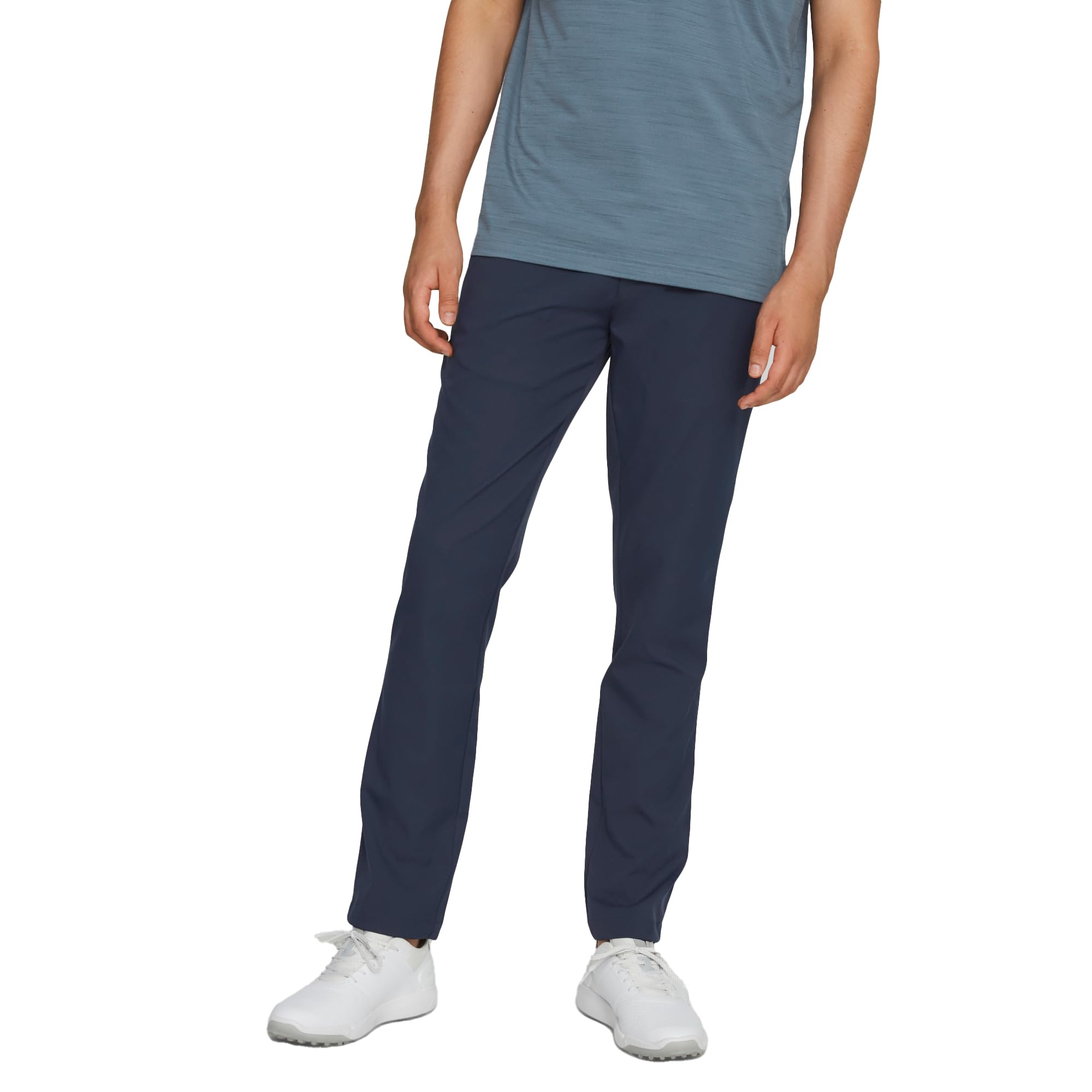 PUMA Men's Dealer Tailored Pant Golf, Navy Blazer, 40W x 34L