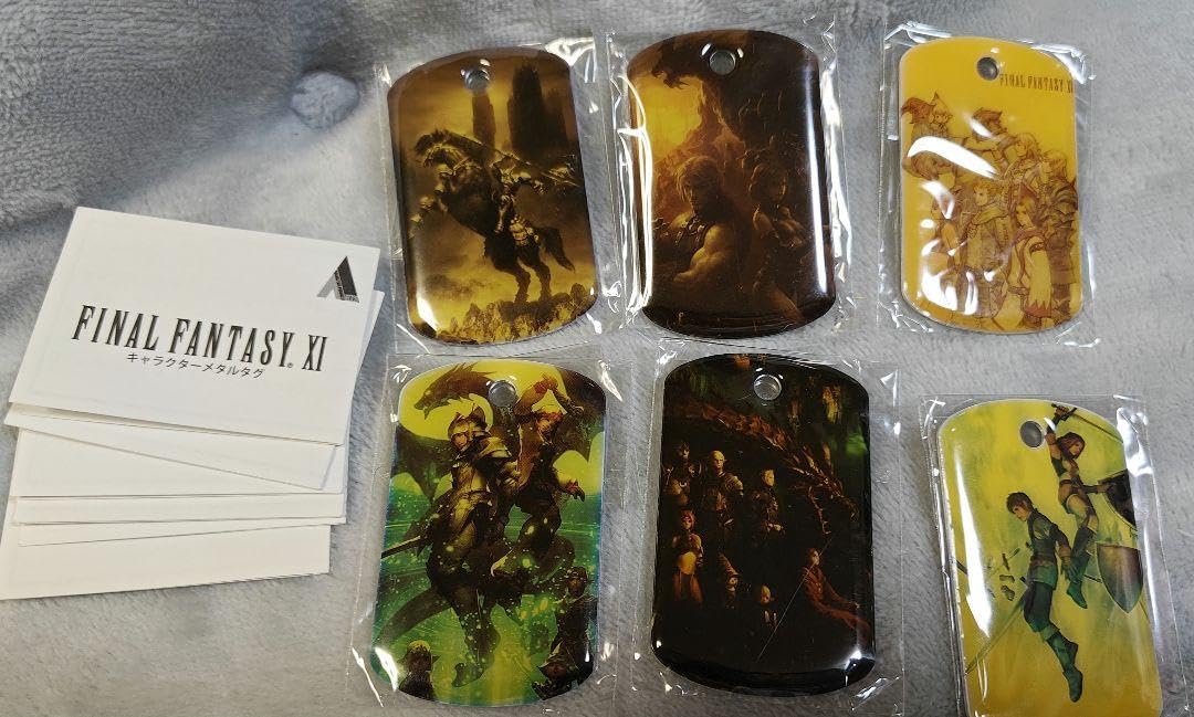 Amazon | FF11 ヴァナフェス ランダムディールガチャ メタルタグ 全6種
