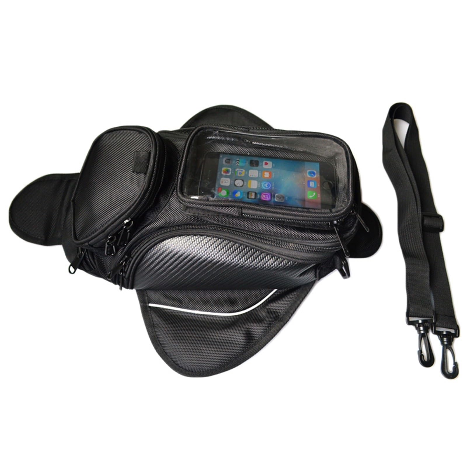 Bolsa Multifuncional Bolsa De Motocicleta Tanque Motor Impermeable Sillín Moto Magnética