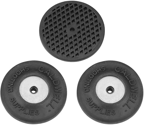 Caldwell Patas de repuesto para The Rock BR con revestimiento de goma para avistar y disparar estabilidad, color negro