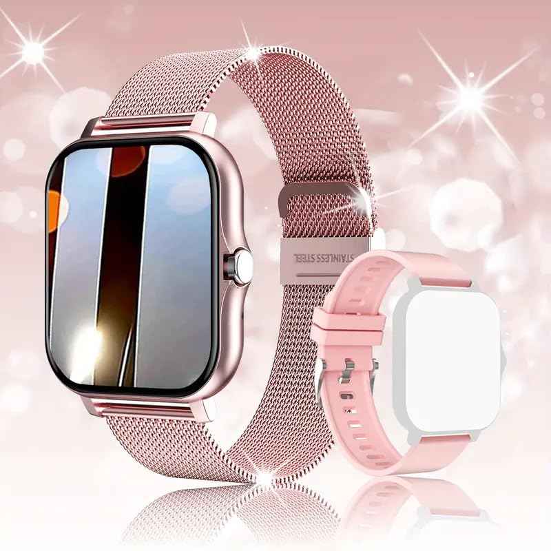 Catálogo para Comprar On-line smartwatch phone los mejores 10. 44 Smartwatch Reloj Inteligente Mujer, Cuento de Pasos La Frecuencia Cardíaca y el Reloj de Monitoreo de la Salud de la Presión Arterial, Relojes Impermeables Multifuncionales al...