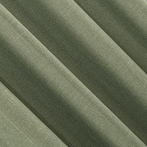 Rideaux Semi-Transparents Vert Mousse No. 918 Voilage Pattes
