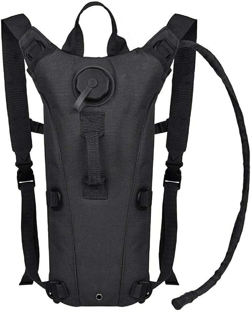 Pack tactique d'hydratation de l'eau militaire 3L Sac à dos pour porte-lameurs étanche pour courir le jogging Randonnée