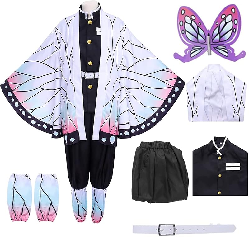 Anime Cosplay Costume Kimono Halloween Women Men's Set Accessories