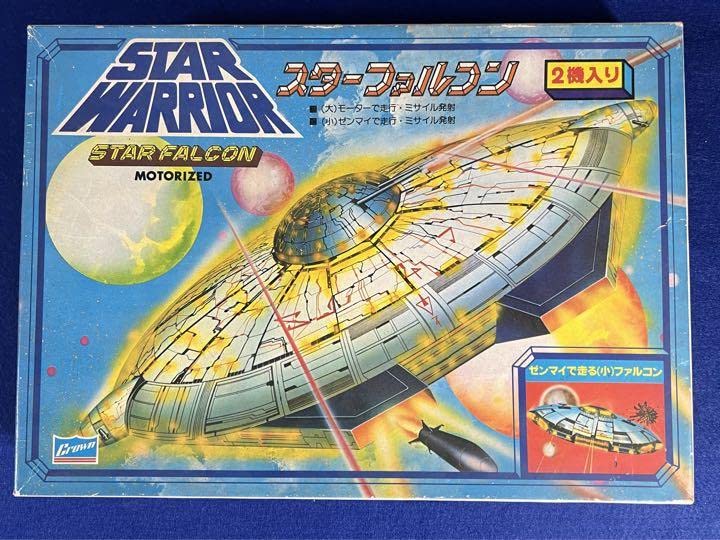未組立品スターウォリアー X型宇宙戦闘艇 クラウン 電動 レトロ