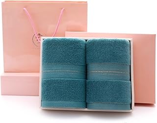 ZHCHAO Juego de Toallas de algodón Dos Toallas Caja de Regalo Toallas Beneficios for empleados Suave y cómoda (Color : 3-Pack, Size : 33 * 74cm)