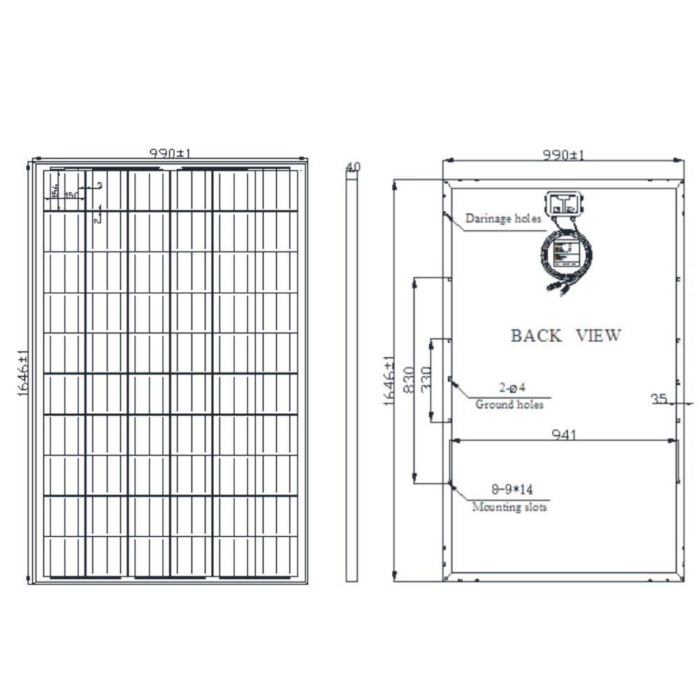 Solarpanel Solarmodul Solarzelle 285Watt Photovoltaik Solar 285W 24V OFF ON GRID MONOKRISTALLIN