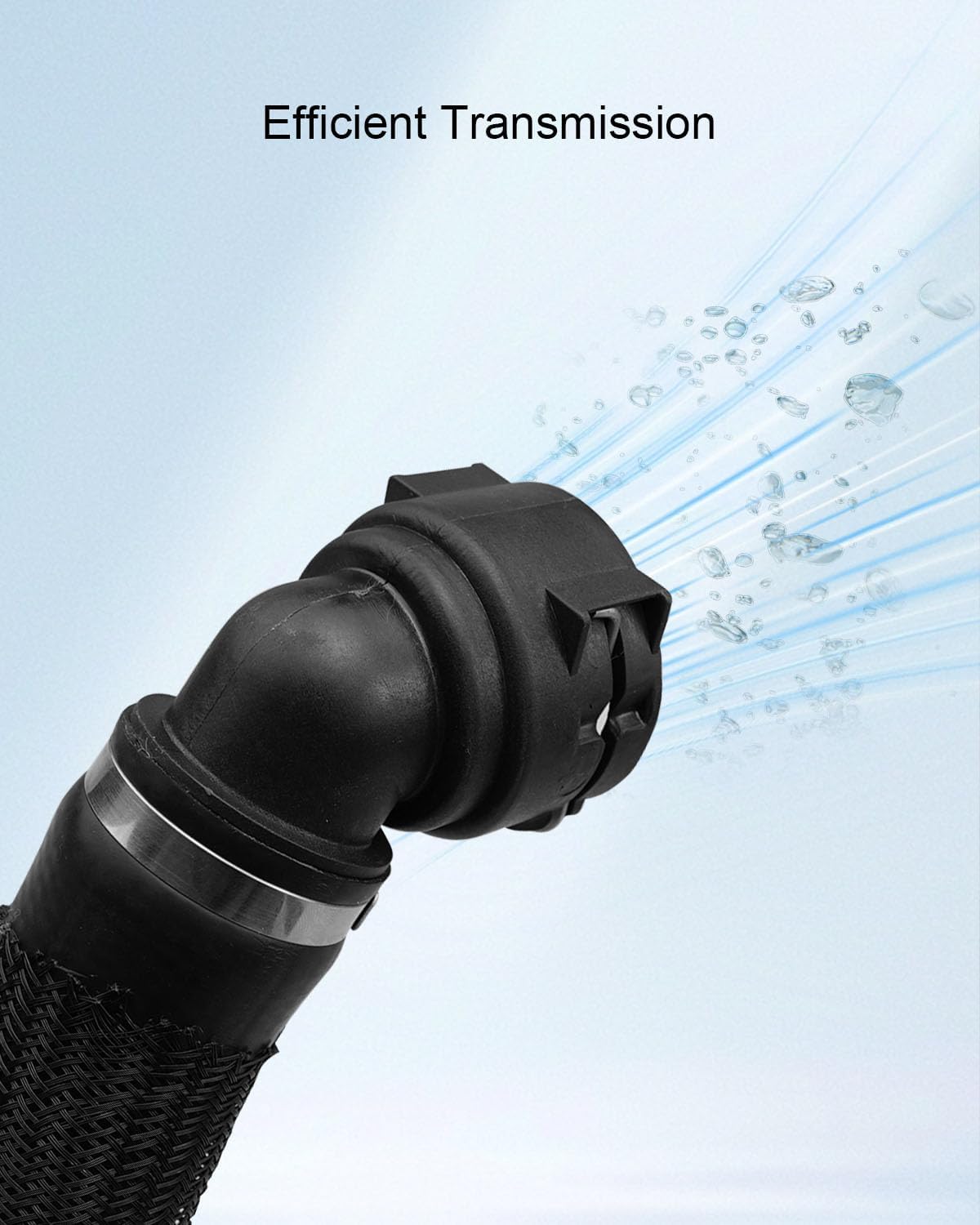 Lower Radiator Hose Fit for Jeep Compass 2.4L 2017 2018 2019 2020 2021 2022, Engine Coolant Reservoir Hose Replace 68380330AA 68380330AB 68249896AC