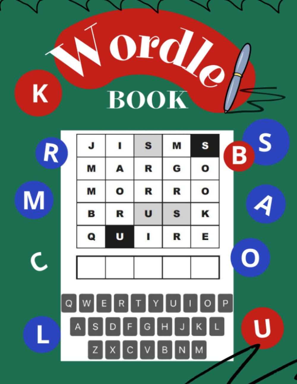 Wordle Game Challenge Book 500 Puzzles: Brain Teasers For Stimulating Mind I Relaxation & Stress Relief