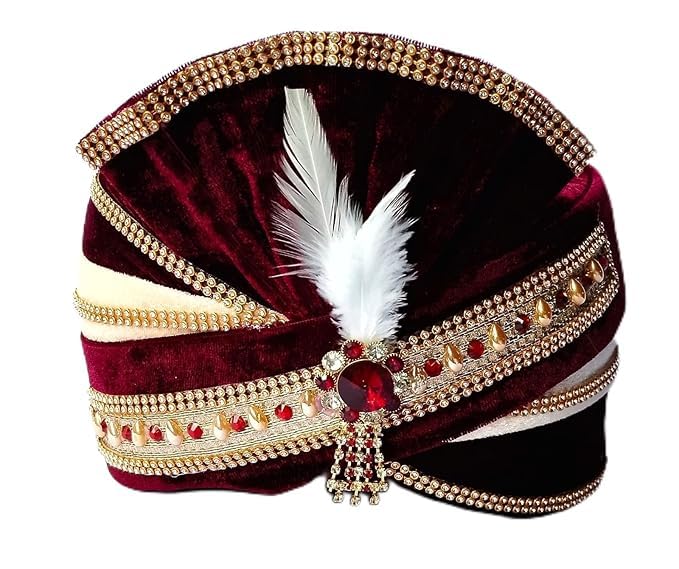 Dulha/Bridegroom/Wedding Pagdi/Safa/Turban/Sehra for Men
