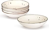Vista 20 de Esfour Colección de cuencos de porcelana de alta calidad, duraderos, aptos para microondas y lavavajillas, ideal para cereales, pasta, ensalada