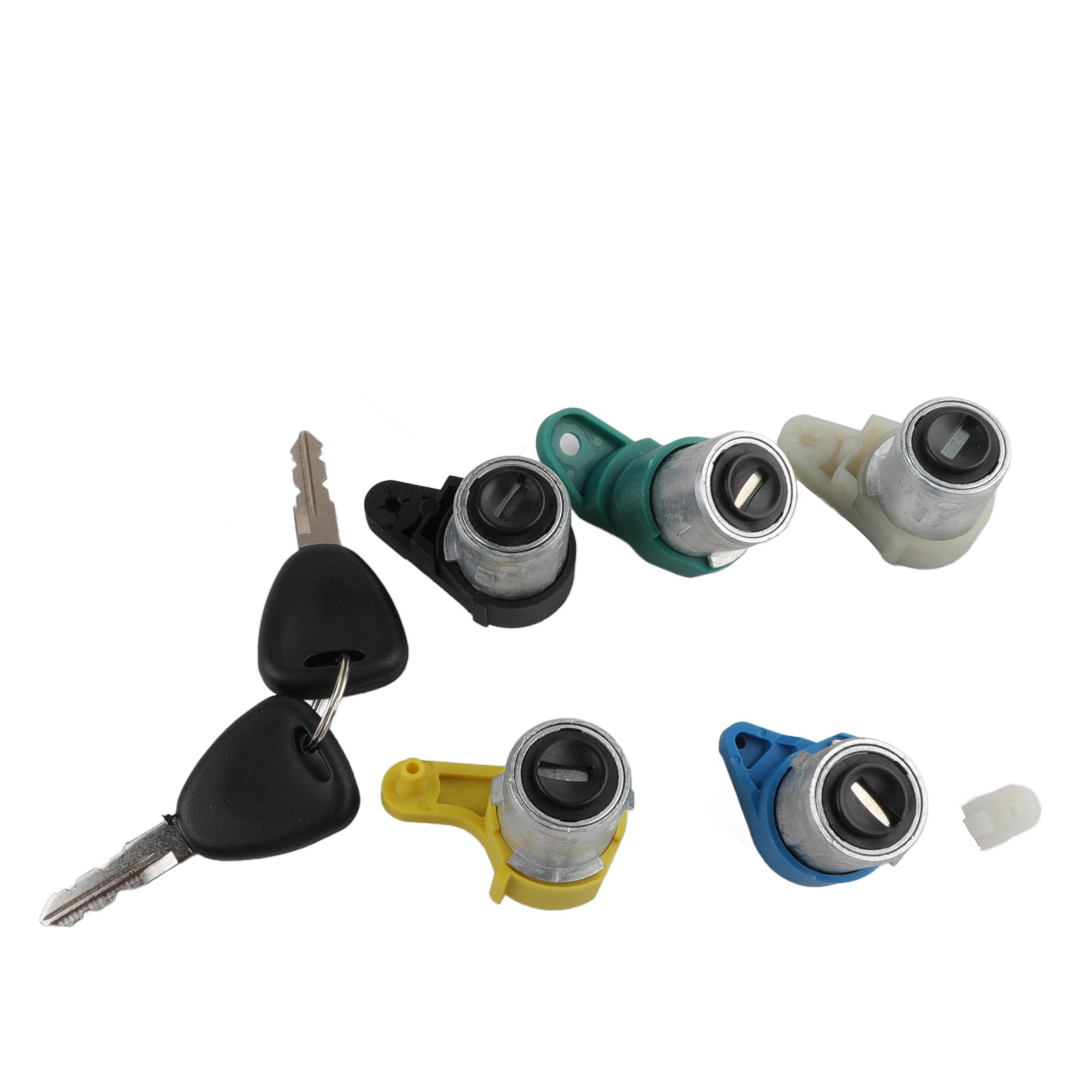 LOT DE 5 Serrures De Porte Bouton-poussoir Pour Armoires Et Armoires Installatio EUR 42,26