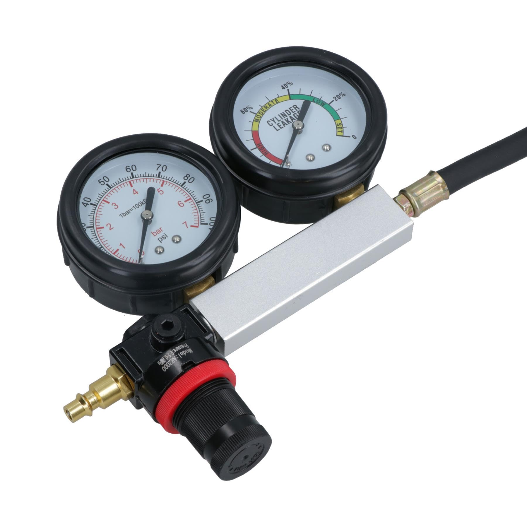 AB Tools-US Pro Detector de Fugas de Cilindros/comprobador de Fugas de compresión en los Motores Gasolina juego270