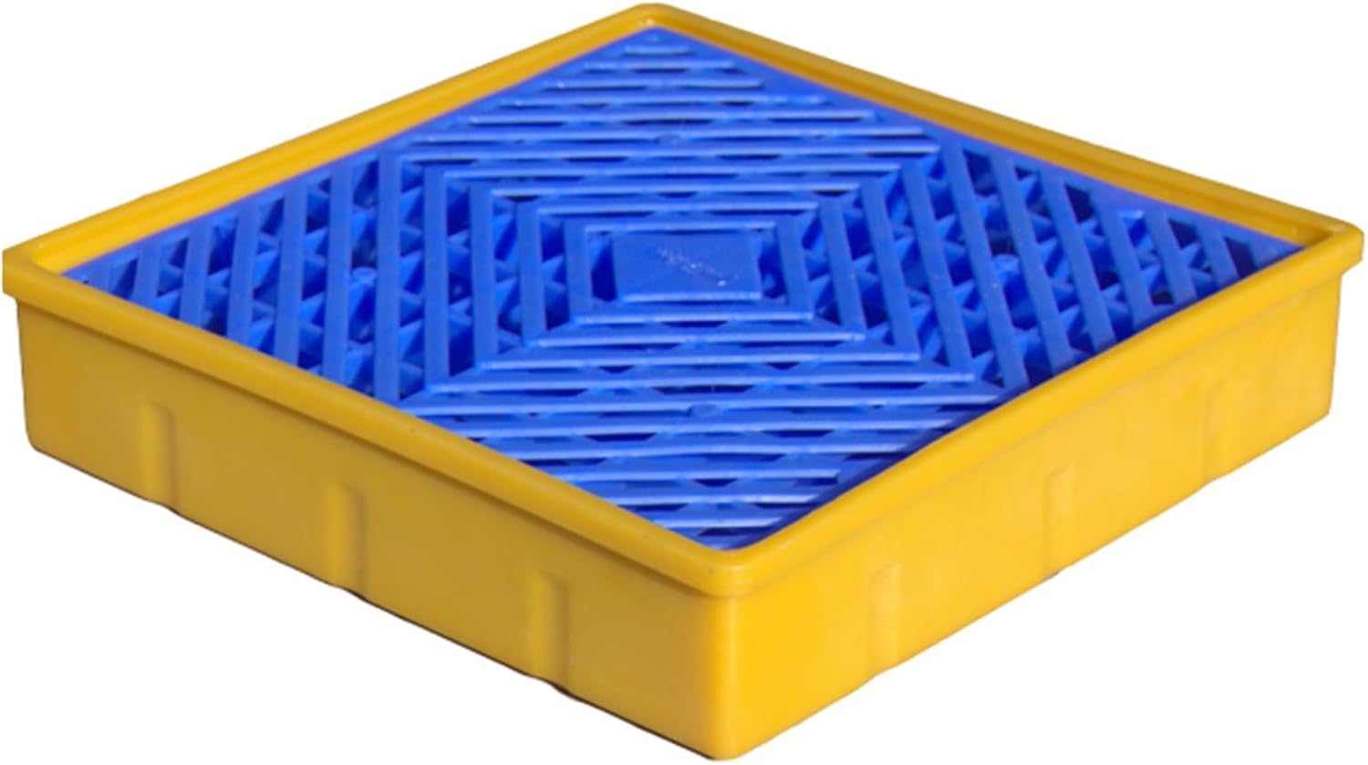 Spill Platform, Spill Containment Platform, Stackable Modular Anti Spill Pallets, Leakproof Warehouses Factory Industrial Plastic Pallet, Large Capacity Tray, Stack Paint Bucket ( Size : 12.80x12.80x2