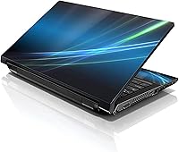 Vista 1 de LSS 15 15,6 pulgadas, adhesivo reutilizable para portátil con 2 almohadillas para muñecas - Protector de vinilo con diseño abstracto, se ajusta a