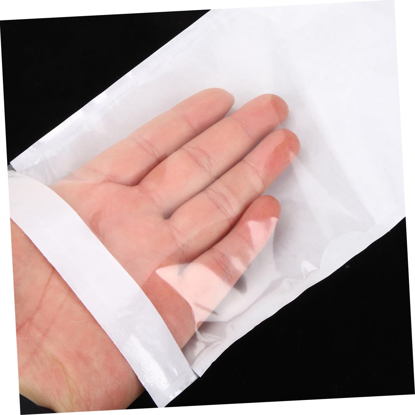 DOITOOL 500 Pièces Autocollantes Transparentes pour Étiquettes Expédition Sacs pour Liste de Colis Pe Pratique pour Envois et Rangement