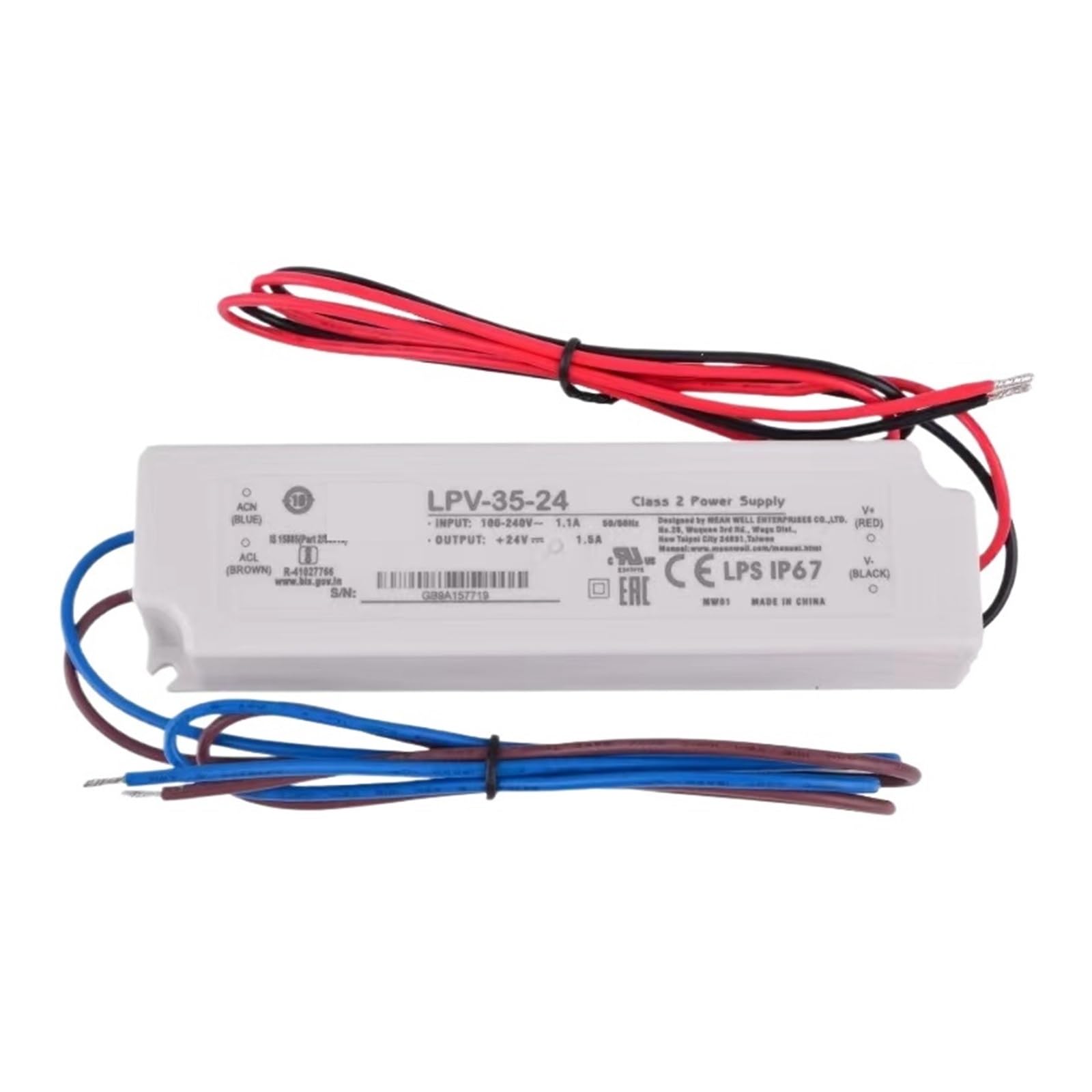 JJKKOZVQF 35W Switching power supply LPV-35-12V/15V/24V/(LPV-35-12V)