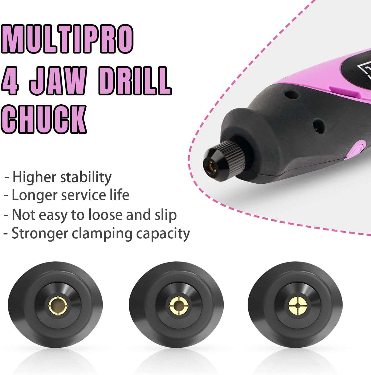 Amazon Crazy 🔥 Deals UTOOL Rotary Tool Kit with Variable Speed - 42 Accessories MultiPro Electric Drill Set for Handmade Crafting Projects and DIY Creations, 18V, HotPink Exclusive Discount 50% Price UTOOL Rotary Tool Kit with Variable Speed - 42 Accessories MultiPro Electric Drill Set for Handmade Crafting Projects and DIY Creations, 18V, HotPink