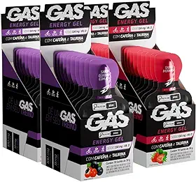 Kit 4x Caixas Gas Gel Energético 40 Sachês Bodyaction