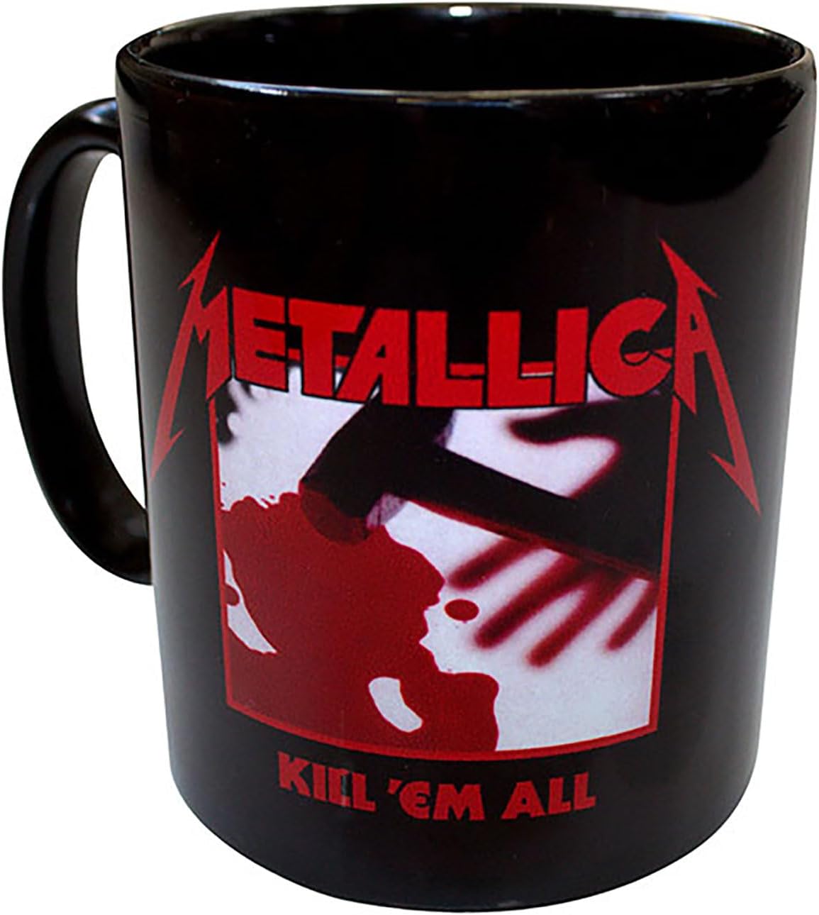 Kill Em All Black Coffee Mug