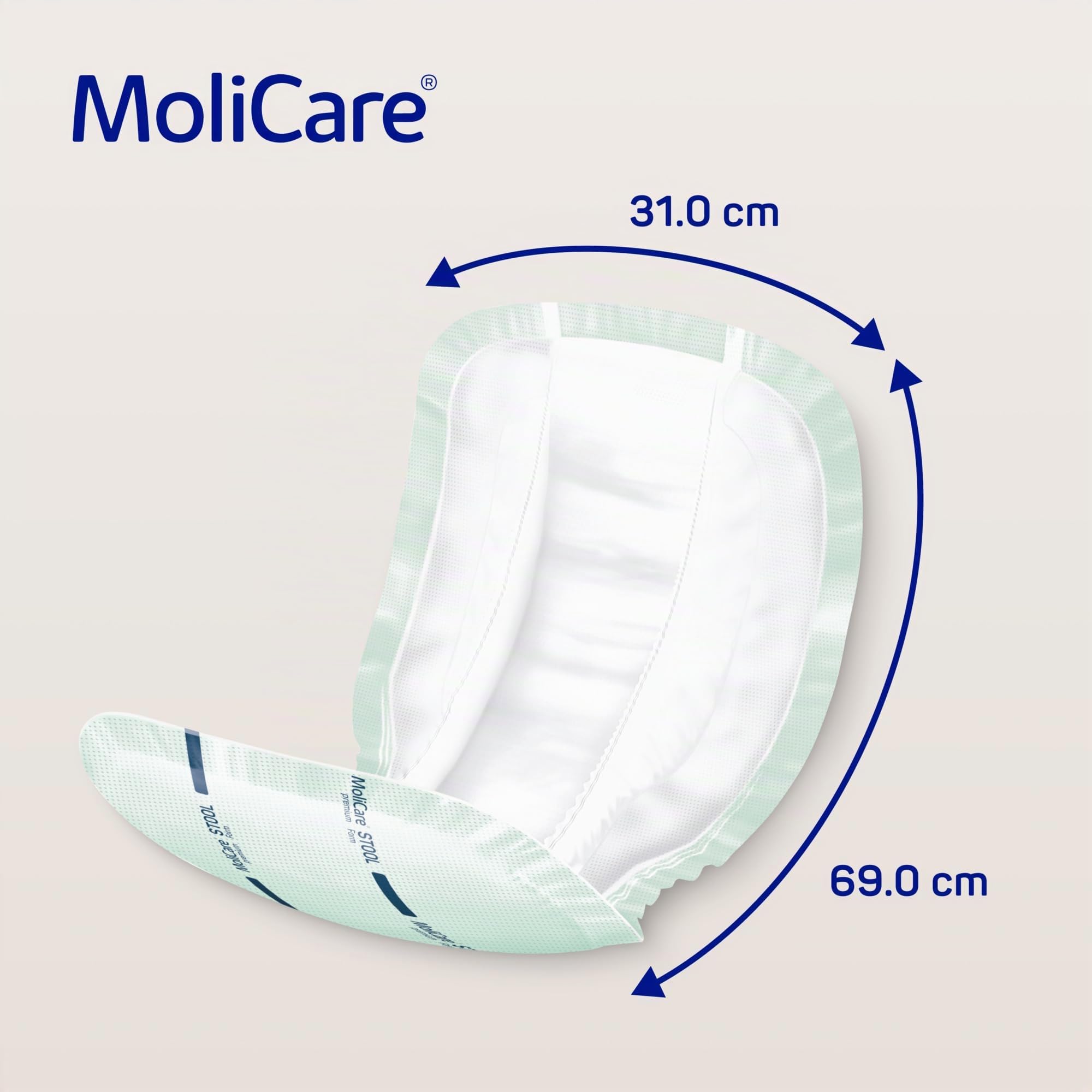 MoliCare Premium Form Lot de 32 tabourets unisexes spécialement conçus pour l'incontinence fécale à utiliser avec les pantalons MoliCare Fixpants