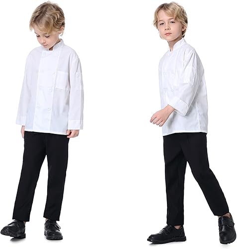 Miniatura 3 de TOPTIE Abrigo de chef para niño para disfraz de Halloween