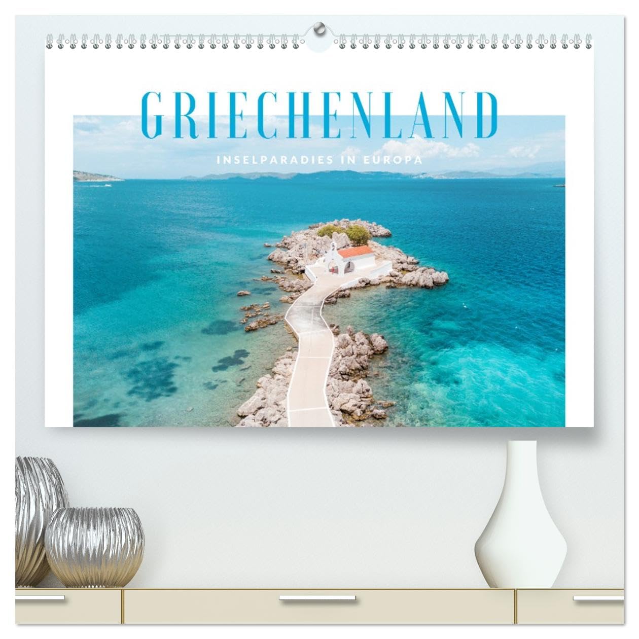 Griechenland - Inselparadies in Europa (hochwertiger Premium Wandkalender 2026 DIN A2 quer), Kunstdruck in Hochglanz: Schönste Fotos der Griechischen Inseln (CALVENDO Orte)