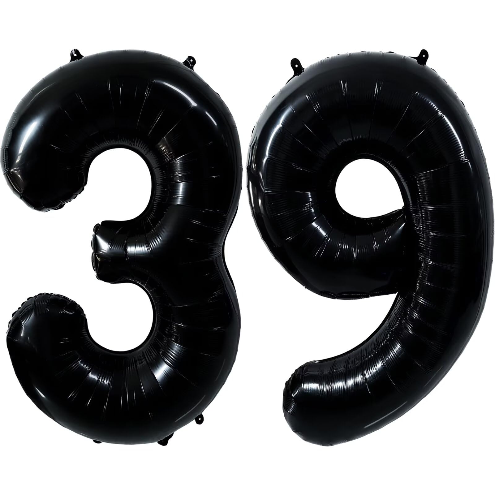 40 Inch Black 39 Balloons Large Black 39 Number Balloon 39th Birthday Balloon Black Birthday Party Decorations Wedding Anniversary Party Supplies (Number 39 or 93)