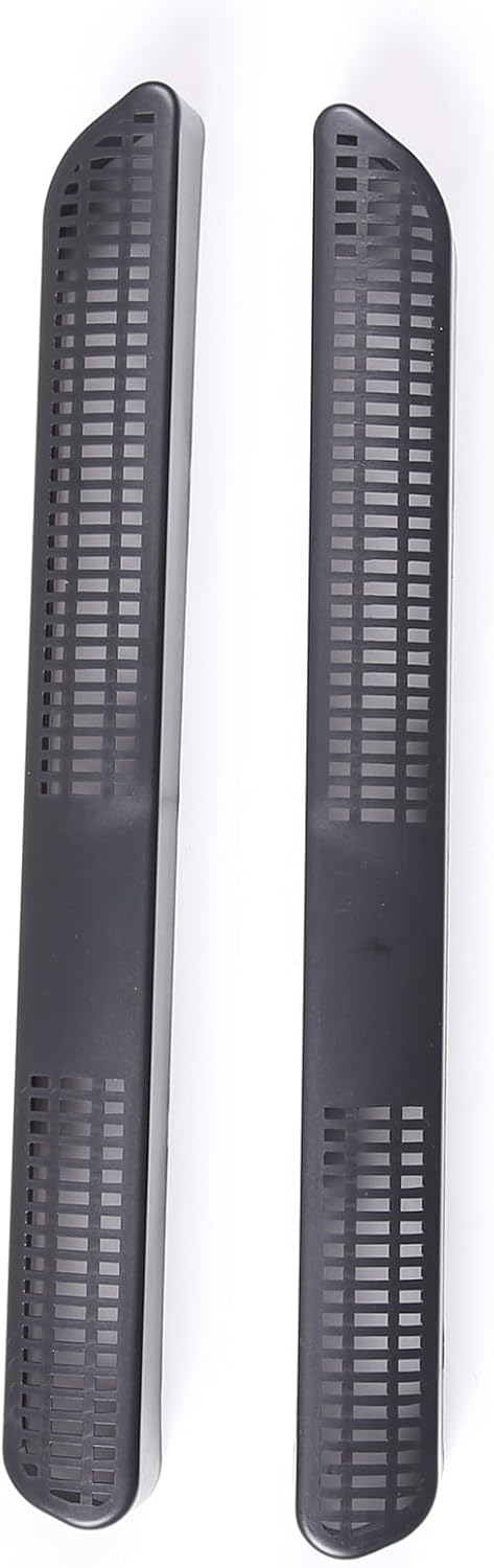 Car Air Outlet Dust Cover Fit for Audi Q4 e-tron 2022 2023, ABS Under Seat Dust Cover, Anti-Blocking Air-Flow Vent Protection Dust Cover Trim,2PCS
