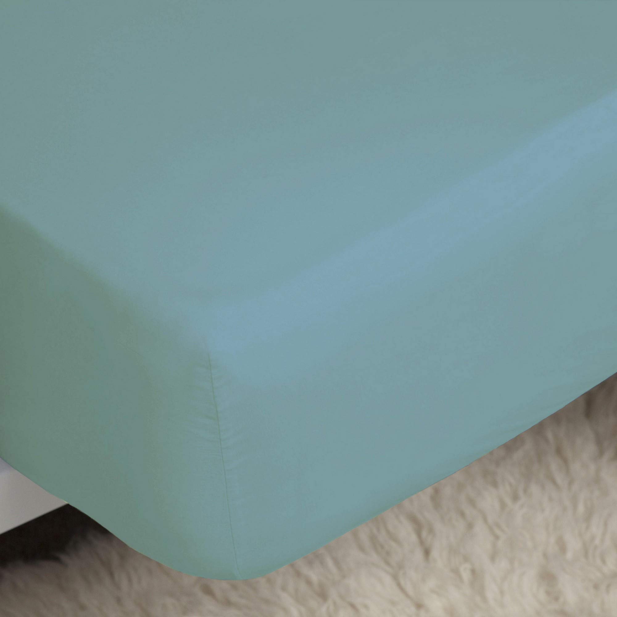 Belledorm 200 Count 30Cm Fitted Sheet - Teal - Double
