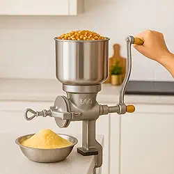 Máquina Moinho Manual De Café Milho Soja Cereais Triturador