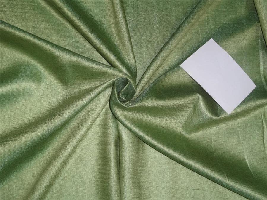 Tissu pashmina vert au mètre viscose soie 111,8 cm de large pour foulard et vêtement fluide