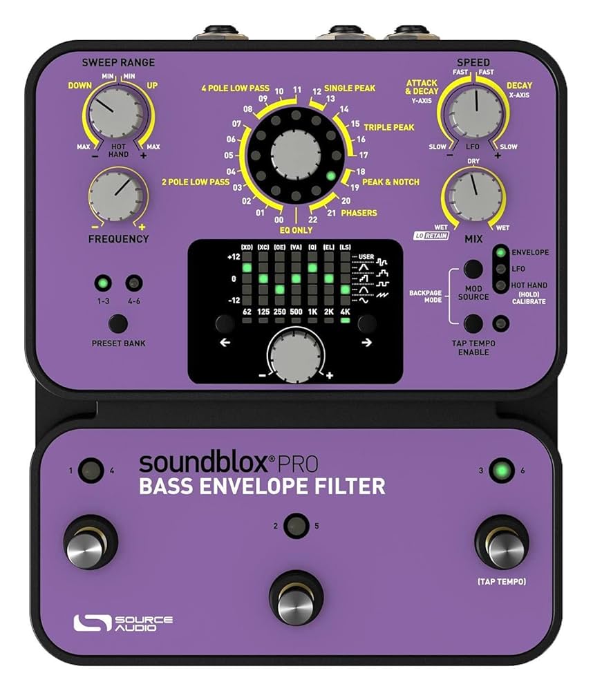 ベース SOURCE AUDIO SA143 BASS ENVELOPE FILTER Source Audio SA143 Soundblox Pro Bass Envelope Filter