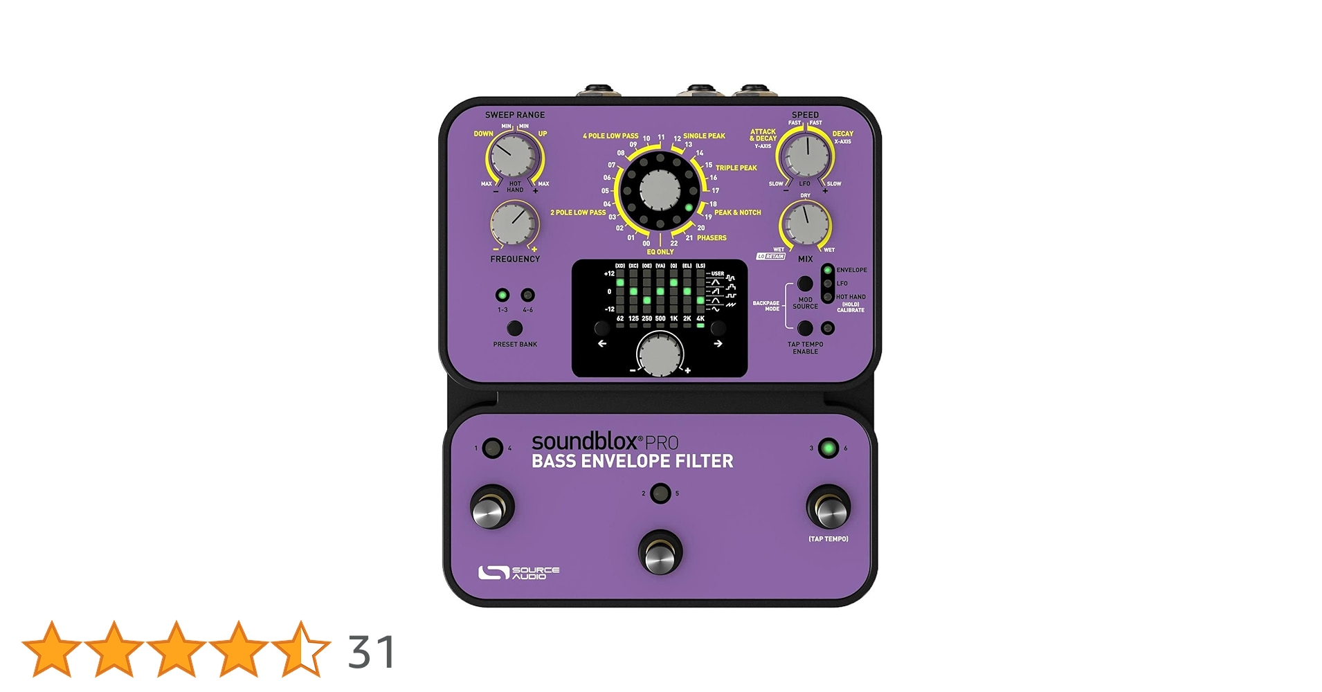 ベース SOURCE AUDIO SA143 BASS ENVELOPE FILTER Source Audio SA143 Soundblox Pro Bass Envelope Filter