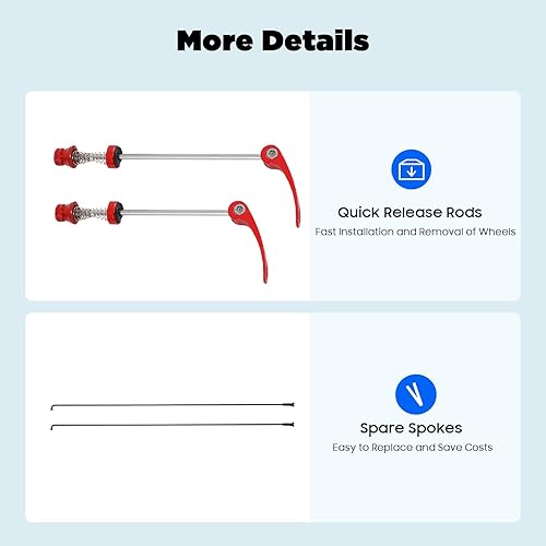 Miniatura 3 de 700C Bicicleta de carretera doble aleación de aluminio neumáticos con ruedas delanteras y traseras par de ruedas 7891011 velocidad