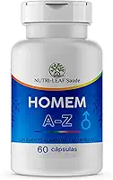 Vitamina A Z Homem – Libido Masculino Saudável, Equilíbrio Hormonal, Imunidade, Metabolismo – B12, Cromo, Selênio, Manganês – Energia e Disposição, Foco e Clareza Mental – NUTRI-LEAF Saúde