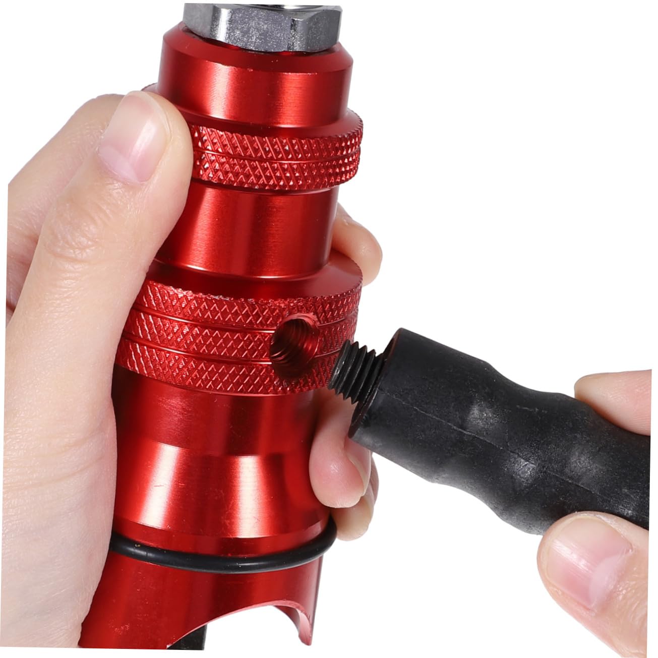 Adaptador para Remachadora Eléctrica Inalámbrica Cabezal de Aleación de Aluminio, Juego de 3 Tamaños (2,4 Mm, 3,2 Mm, 4,0 Mm) para Taladro de Impacto, Pieza de Repuesto