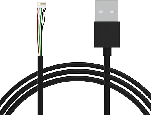 LS LAPSTER Quality Assured USB 2.0 morpho cable, morpho device cable for Mso 1300 E3/E2/E Biometric Finger Print Scanner morpho USB cable (Black)