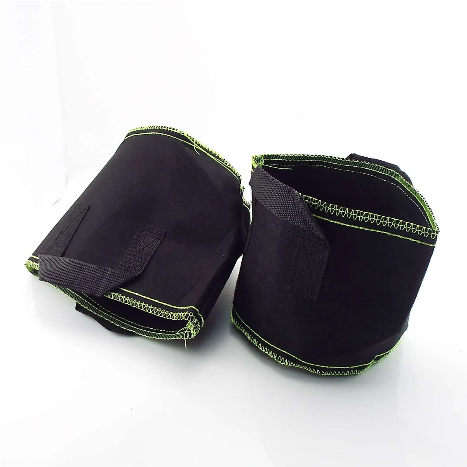 10 Stück Pflanzsäcke (1, 2 und 3 Gallonen) aus Vliesstoff for Blumen Bäume für Gemüse und Blume(Black no Handle,XXL)
