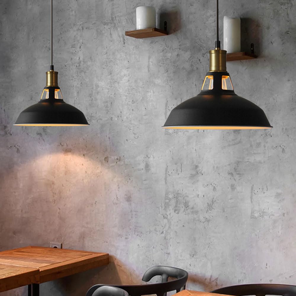 Nordic Industrial Style Chandelier, Personalized Metal Pendant Lamp Shade, Base Single Head Hanging Light, Bedroom Restaurant Bar Decoration Lighting Fixtures(White)
