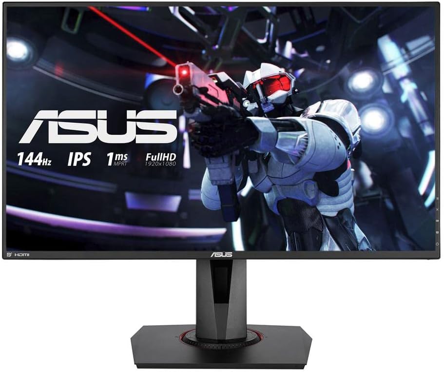 ASUS VG279Q 27" Full HD 1080p IPS 144Hz 1ms (MPRT) DP HDMI DVI Eye Care Gaming Monitor with FreeSync/Adaptive Sync thumbnail 2