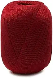 Fio Camila Fashion 500, Linha para Crochê, Diversas Cores - Coats Corrente - UNIDADE (1364 VERMELHO ESCURO)