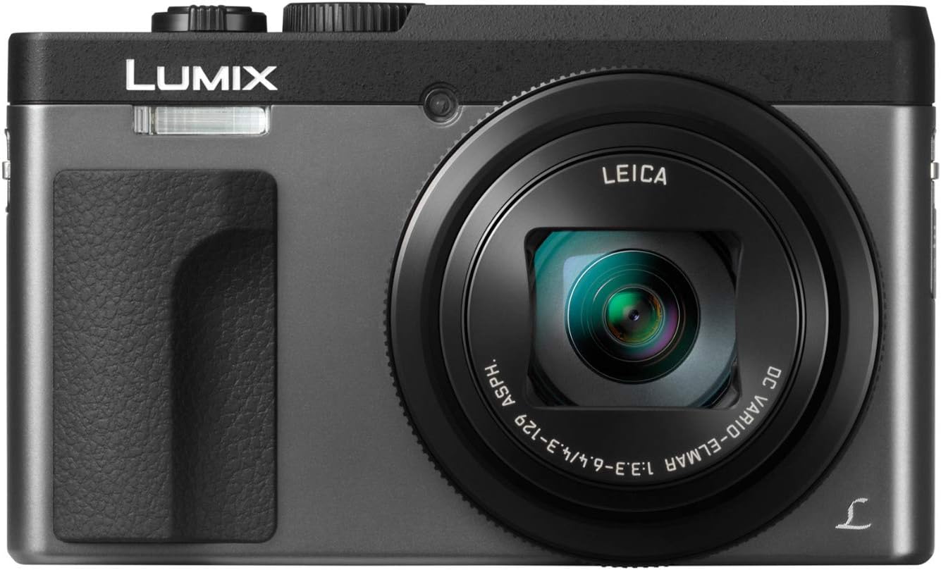 Panasonic LUMIX DC-ZS70S, 20.3 Megapixel, 4K Digital Camera, Touch Enabled 3-inch 180 Degree Flip-front Display, 30X LEICA DC VARIO-ELMAR Lens, WiFi (Silver)