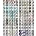 Gogoonly 144 Pieces Nail Vinyls Stencil Stickers Set, 24 Sheets 72 Different Designs Cute Easy Nail Art Nail Vinyls Nail Stencil Sheets - BH000807