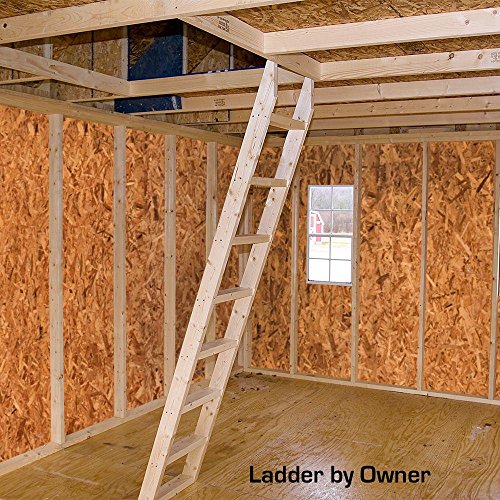 Best Barns Inc. Belmont 12 Ft. X 24 Ft. Wood Storage Shed Kit With Floor Including 4 X 4 Runners thumb #2