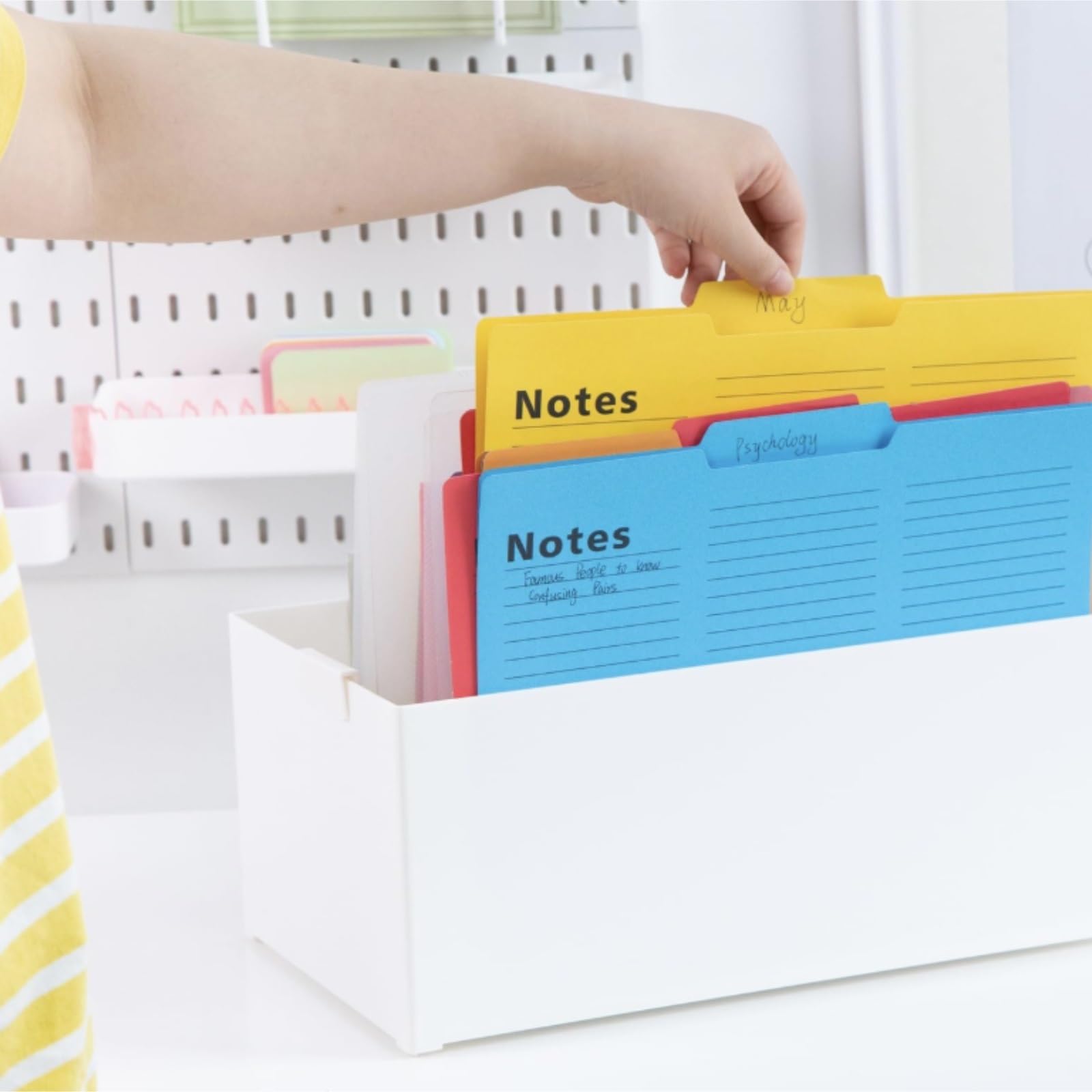 Ablageordner Bunte Ordner zur Klassifizierung und Aufbewahrung von Bürodokumenten, 12-teilige Dokumententasche, Papier for Rechnungen, Dokumente, Briefe und empfangene Dateien Ablageorganizer