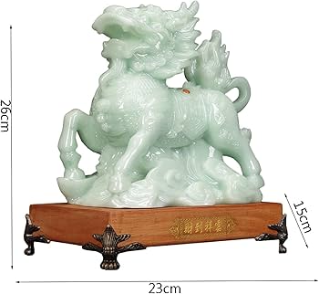 翡翠 彫刻 風景と動物 黒色台座付き 61rgXWI7v9L._AC_UF350,